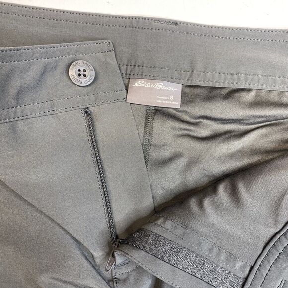 Eddie Bauer Active Skort Womens 8 Golf Tennis Gray Pockets Skirt/Shorts EUC - Picture 6 of 10